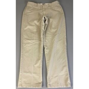 Lands' End Khaki Pants Men's Size‎ 36x32 Long Traditional Fit Cotton Chinos *